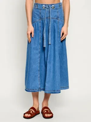 Ba&sh Jeansowa spódnica LONIA