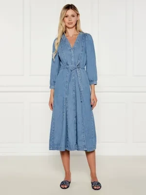Ba&sh Jeansowa sukienka LIA