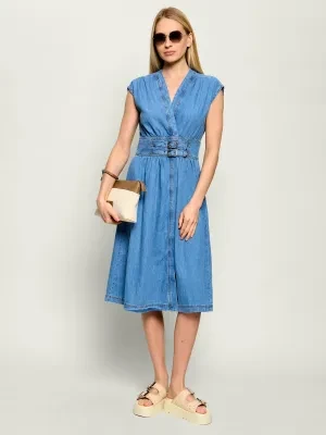 Ba&sh Jeansowa sukienka LOVE