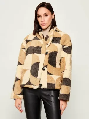 Ba&sh Kurtka FUTURA | Regular Fit | shearling