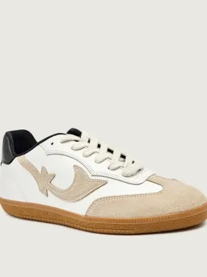 Ba&sh Skórzane sneakersy Crew