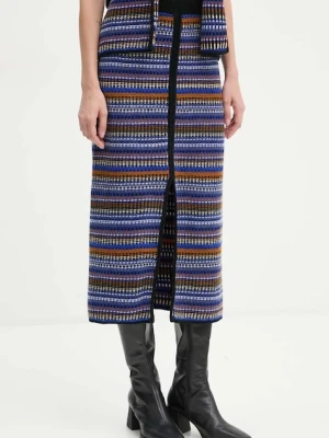BA&SH spódnica z domieszką wełny