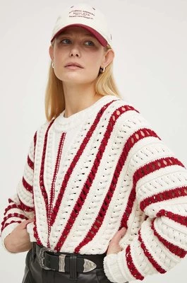 BA&SH sweter GARDY damski kolor beżowy 1E24GARD