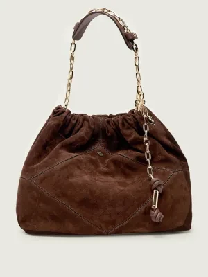 Ba&sh Torebka na ramię JUNE | zamsz