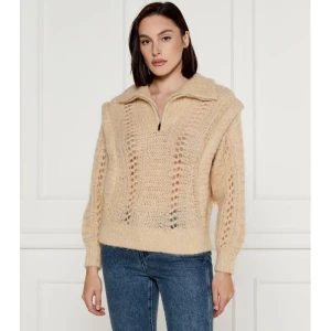 Ba&sh Wełniany sweter | Oversize fit | basic mesh