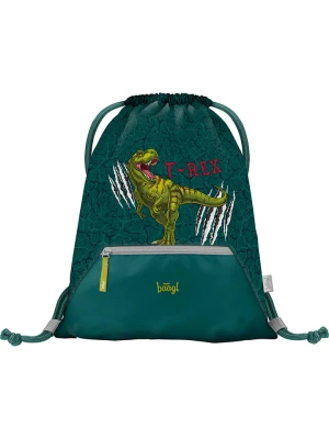 BAAGL Worek sportowy "T-Rex" w kolorze zielonym rozmiar: onesize