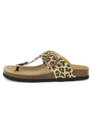 BABUNKERS Family Japonki w kolorze beżowo-brązowym rozmiar: 42