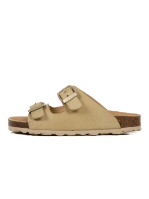 BABUNKERS Family Klapki w kolorze beżowym rozmiar: 38