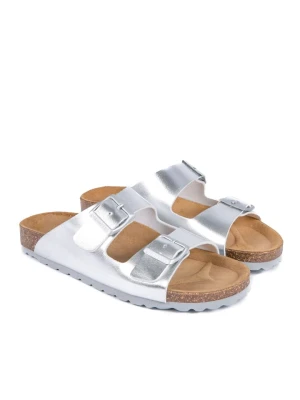 BABUNKERS Family Klapki w kolorze srebrnym rozmiar: 38