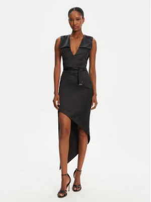 Babylon Sukienka koktajlowa E00741 Czarny Slim Fit
