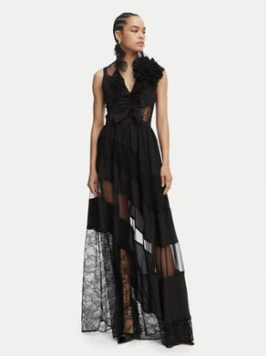 Babylon Sukienka wieczorowa EL0707 Czarny Regular Fit