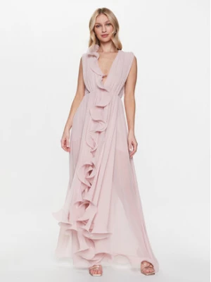 Babylon Sukienka wieczorowa S-MF0212 Różowy Regular Fit