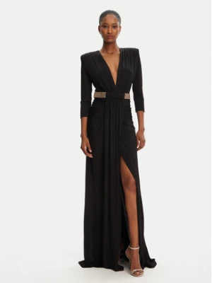 Babylon Sukienka wieczorowa S00862 Czarny Regular Fit