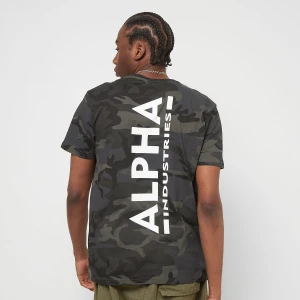 Alpha Industries Backprint Tee Camo mężczyźni T-Shirty i Polo camo rozmiar Odzież