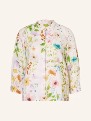 Backstage Bluzka Lniana Mia Z Rękawami 3/4 weiss