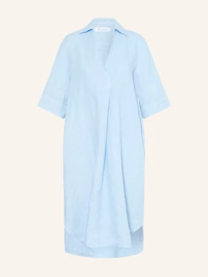 Backstage Lniana Sukienka Albano Z Rękawami 3/4 blau