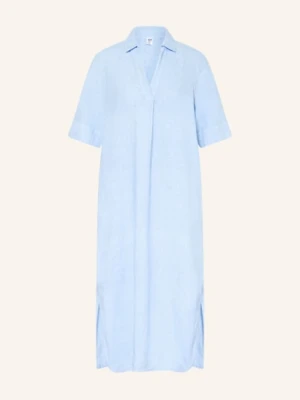 Backstage Sukienka Lniana Alba blau