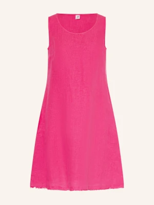 Backstage Sukienka Z Lnu pink