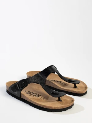 BACKSUN Japonki "Singapore" w kolorze czarnym rozmiar: 39