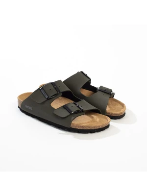 BACKSUN Klapki "Atlas" w kolorze khaki rozmiar: 37