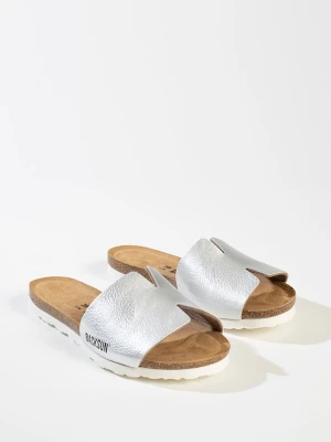 BACKSUN Klapki "Djilo" w kolorze srebrnym rozmiar: 36