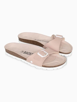 BACKSUN Klapki "Paris" w kolorze beżowym rozmiar: 40