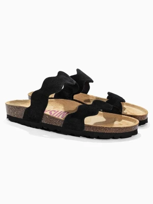 BACKSUN Klapki "Sechura" w kolorze czarnym rozmiar: 38