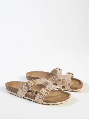 BACKSUN Klapki "Talca" w kolorze złotym rozmiar: 38