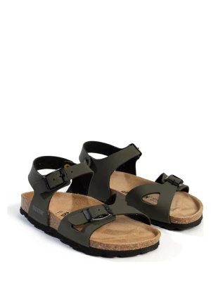 BACKSUN Sandały "Tana" w kolorze khaki rozmiar: 27