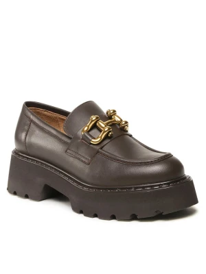 Badura Loafersy 222FW68 Brązowy