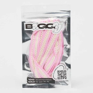 BAGGY Braid Cord Laces 100cm uniseks Akcesoria do butów beż rozmiar Mężczyźni
