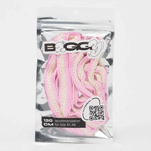 BAGGY Braid Cord Laces 120cm uniseks Akcesoria do butów beż rozmiar Mężczyźni