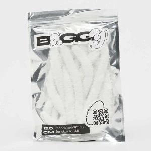 BAGGY Fat Fuzzy Laces 120cm uniseks Akcesoria do butów biały rozmiar Mężczyźni