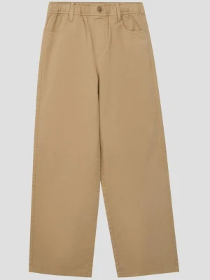 Baggy Pull-on / Relaxed Fit / Mid Rise / Wide Leg s.Oliver brązowy