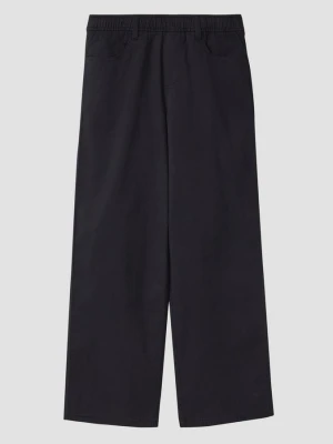 Baggy Pull-on / Relaxed Fit / Mid Rise / Wide Leg s.Oliver czarny