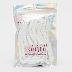 BAGGY Rope Laces 10mm Set 120cm uniseks Akcesoria do butów biały rozmiar Buty