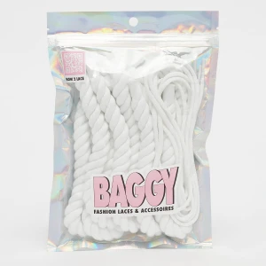 BAGGY Rope Laces 14mm Set 100cm uniseks Akcesoria do butów biały rozmiar Buty