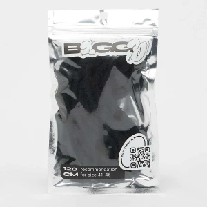 BAGGY Round Fuzzy Laces 120cm uniseks Akcesoria do butów czarny rozmiar Mężczyźni