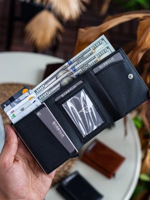 BAGmori Portfel w kolorze czarnym - 7 x 9 x 2,5 cm rozmiar: onesize