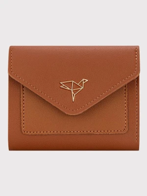 BAGmori Portfel w kolorze jasnobrązowym - 12 x 10 x 3 cm rozmiar: onesize