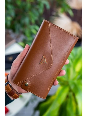 BAGmori Portfel w kolorze jasnobrązowym - 20 x 10 x 3 cm rozmiar: onesize