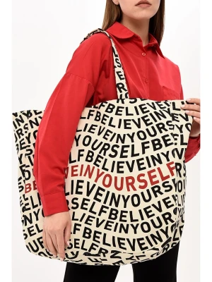 BAGmori Shopper bag w kolorze beżowym - 46 x 48 x 15 cm rozmiar: onesize