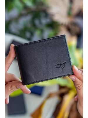 BAGmori Skórzany portfel w kolorze czarnym - 11 x 8 x 2 cm rozmiar: onesize