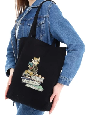 BAGmori Torebka w kolorze czarnym - 35 x 40 x 8 cm rozmiar: onesize