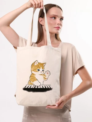 BAGmori Torebka w kolorze kremowym - 35 x 40 x 8 cm rozmiar: onesize