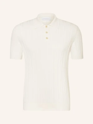 Baldessarini Dzianinowa Koszulka Polo weiss