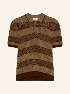 Baldessarini Koszulka Polo Z Dzianiny beige