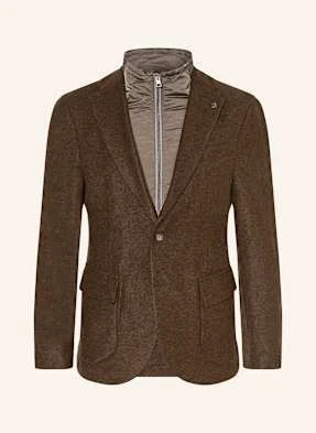Baldessarini Marynarka Extra Slim Fit Z Odpinaną Podpinką braun