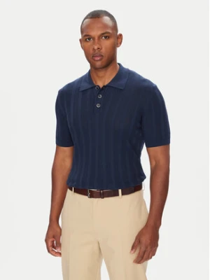 Baldessarini Polo B4 50024.5232 Granatowy Slim Fit