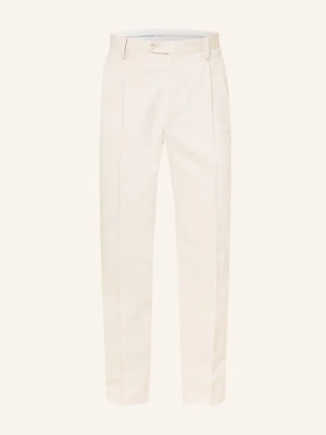 Baldessarini Spodnie Do Garnituru O Kroju Regular Fit Z Lnu beige